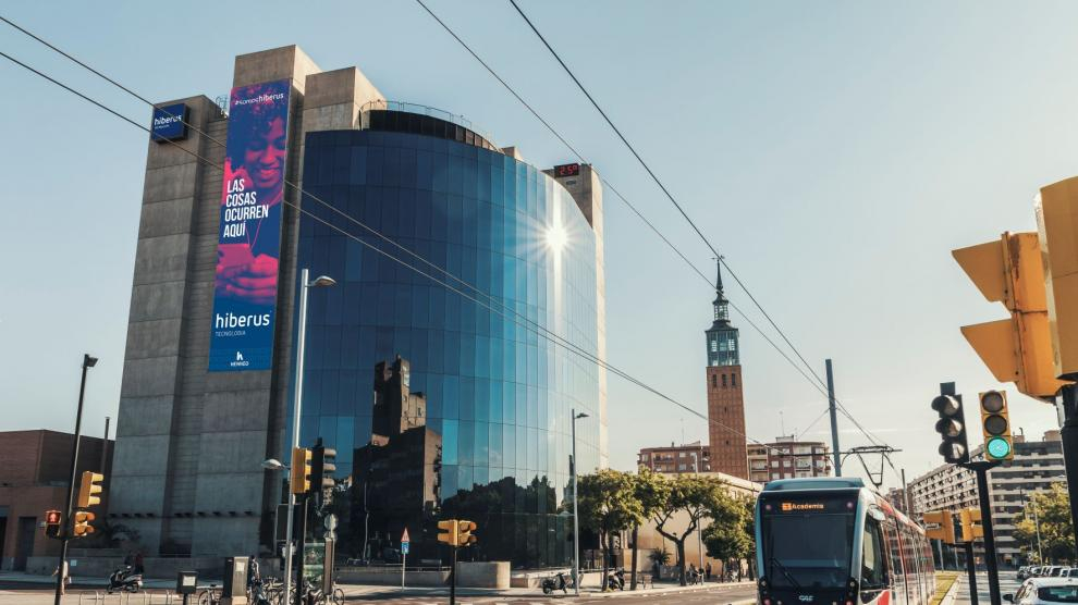 Edificio Inteligente de la CAI, que es ahora es la sede de la empresa Hiberus.