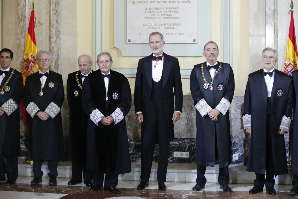 El rey Felipe VI preside la apertura del Año Judicial en la sede del Tribunal Supremo en Madrid