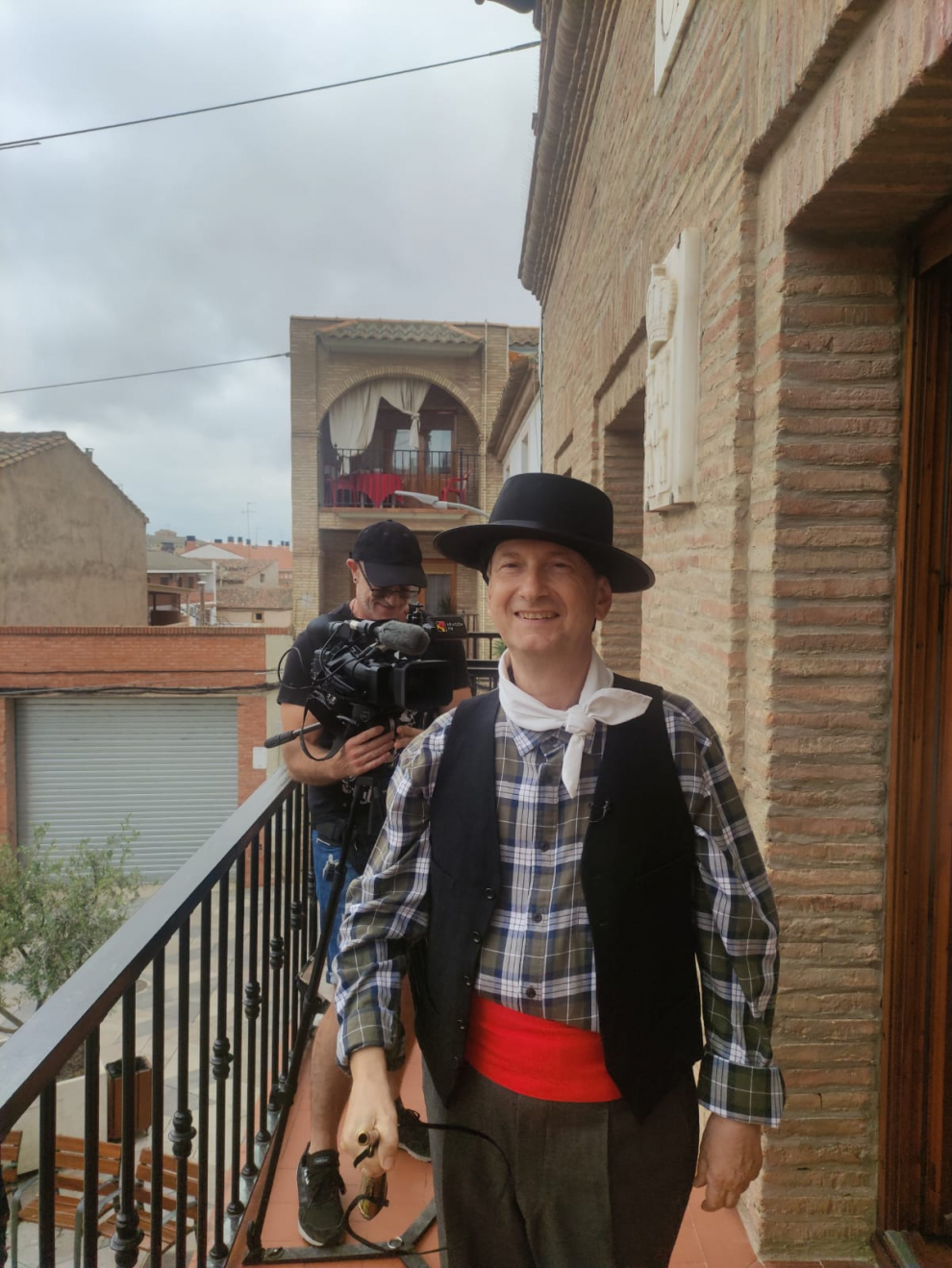 Rodaje en Fuentes de Ebro de un remake de la película de Luis García Berlanga 'Bienvenido Míster Marshall'