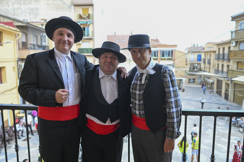 Rodaje de un remake de la película 'Bienvenido Míster Marshall' en Fuentes de Ebro.