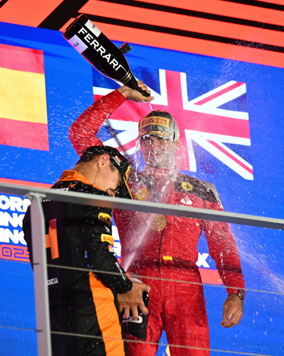 Fotos de la victoria de Carlos Sainz en el Gran Premio de Singapur