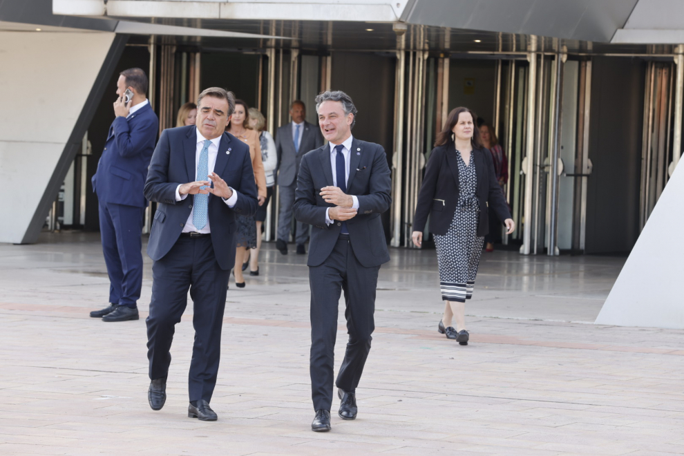 Cumbre ministerial de educación y juventud de la UE en el Palacio de Congresos de Zaragoza