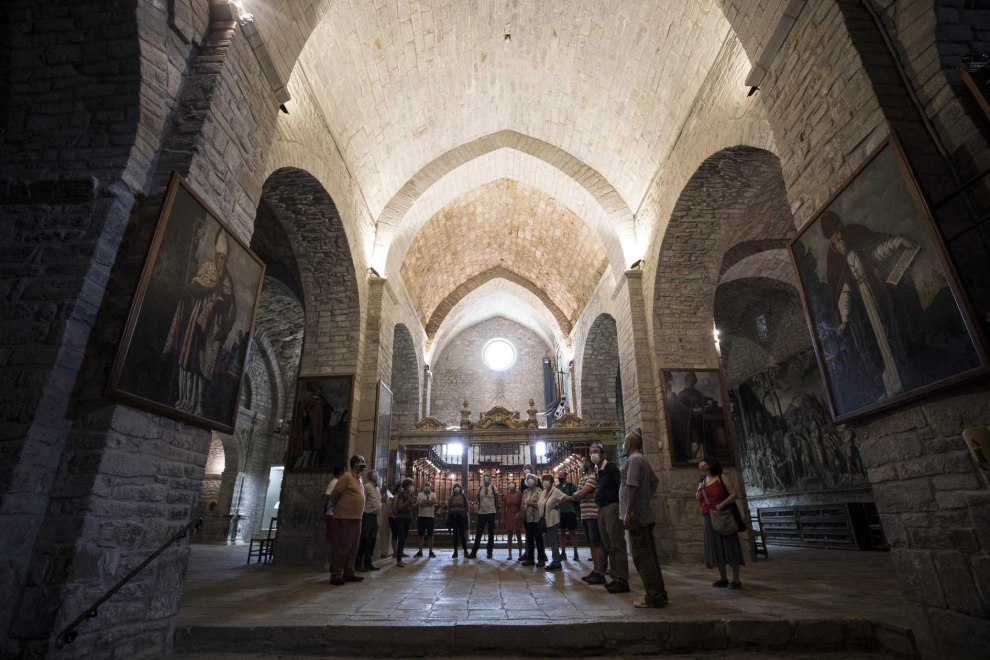 Interior de la Catedral de San Vicente, en Roda de Isábena