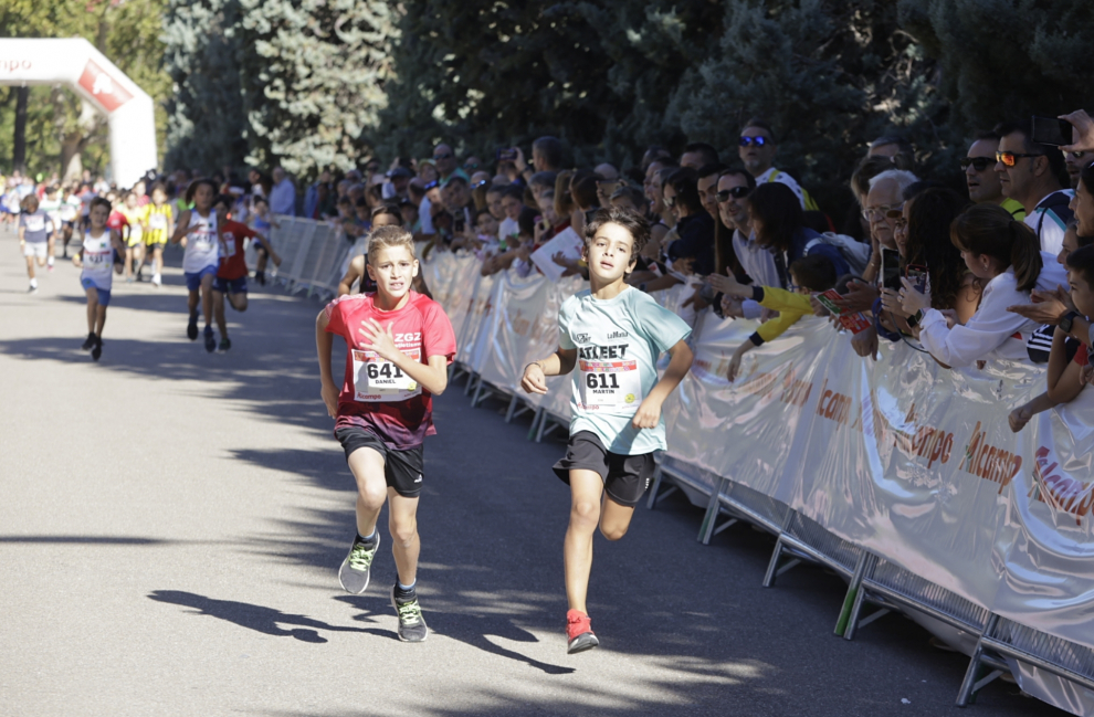 El Parque Grande José Antonio Labordeta se ha llenado con la Carrera de la Infancia
