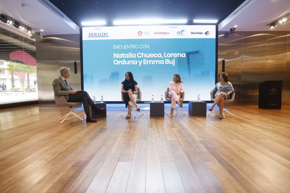Encuentro de HERALDO con las alcaldesas de Zaragoza, Huesca y Teruel