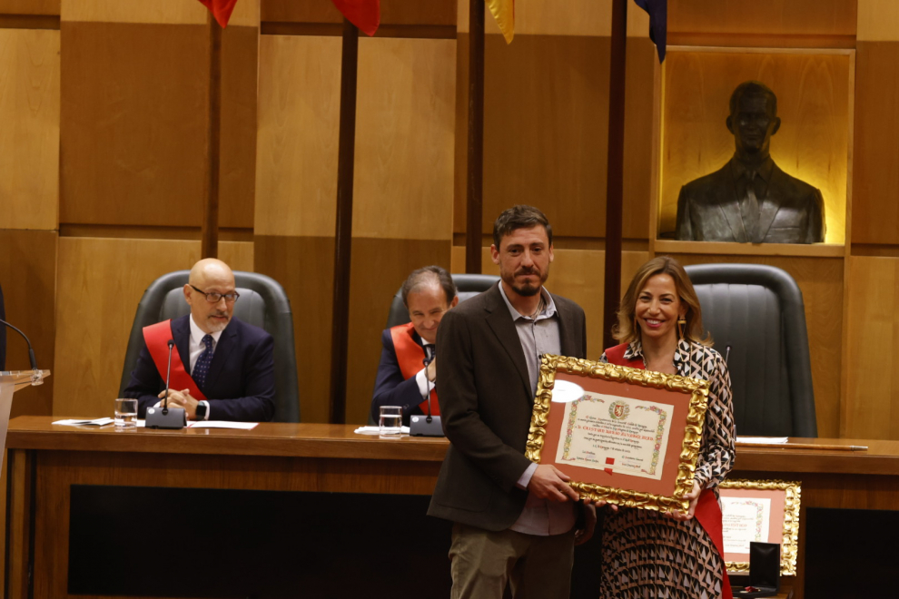 Acto de entrega de medallas y distinciones de la ciudad de Zaragoza 2023.