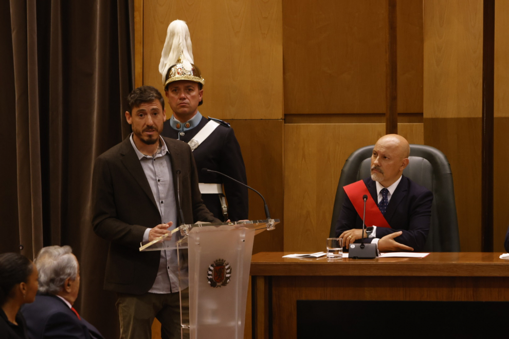 Acto de entrega de medallas y distinciones de la ciudad de Zaragoza 2023.