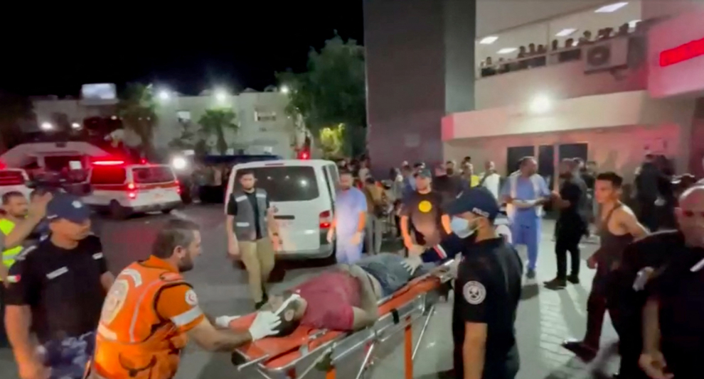 Fotos | Bombardeo Contra El Hospital Al Ahli De La Ciudad De Gaza ...