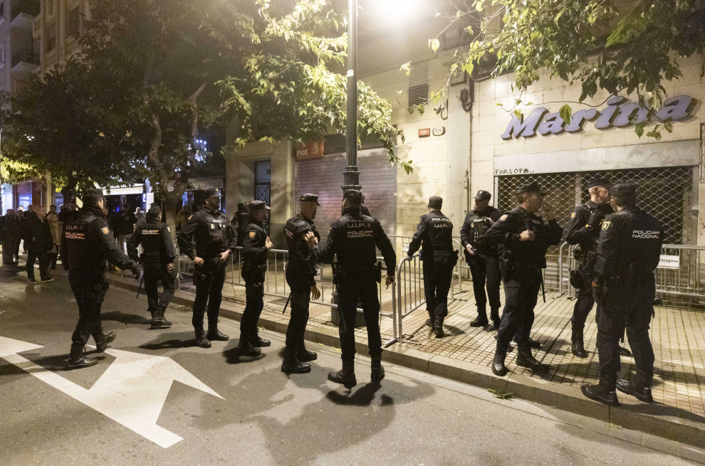 Fotos De La Protesta De Este Jueves En Zaragoza Ante La Sede Del Psoe