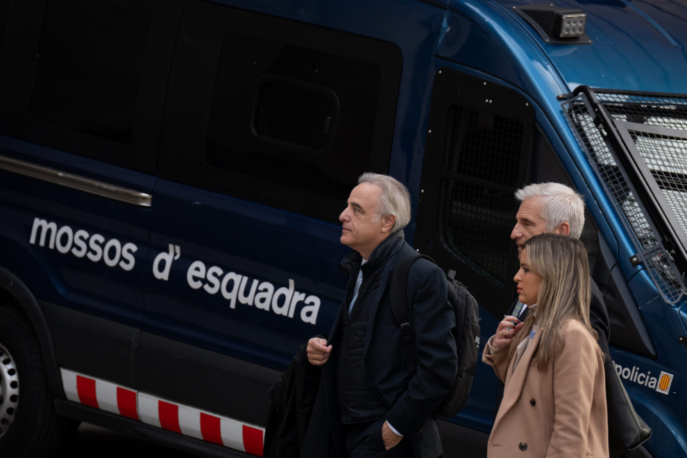 La cantante Shakira a su llegada a la Audiencia de Barcelona para declarar por defraudar a Hacienda