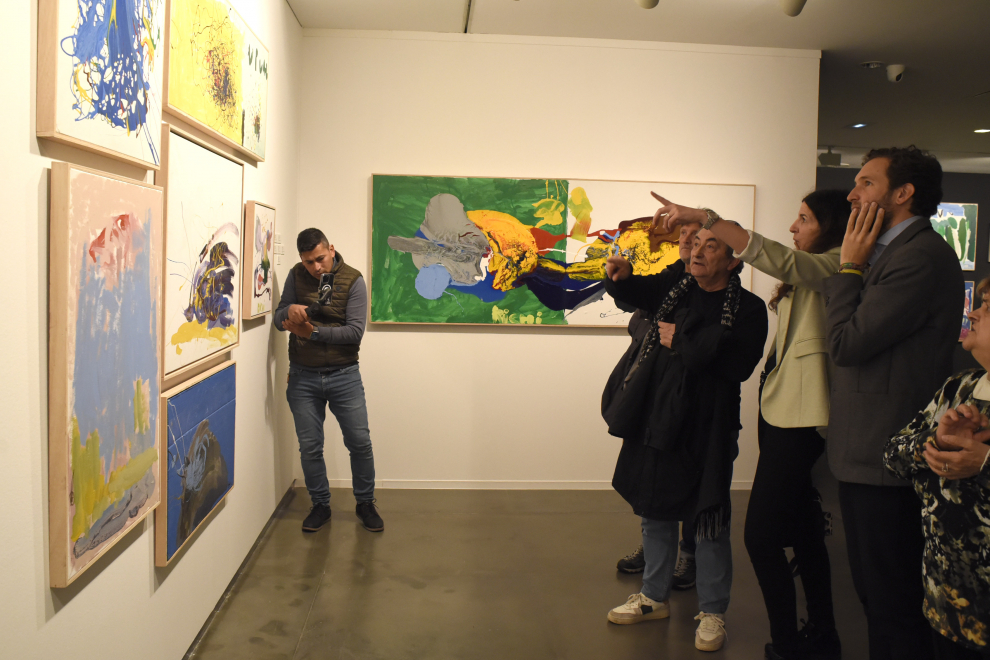La muestra contiene una selección de 140 obras de 48 artistas con discapacidad intelectual del Grupo Zhebra de la Fundación Valentia de Huesca.