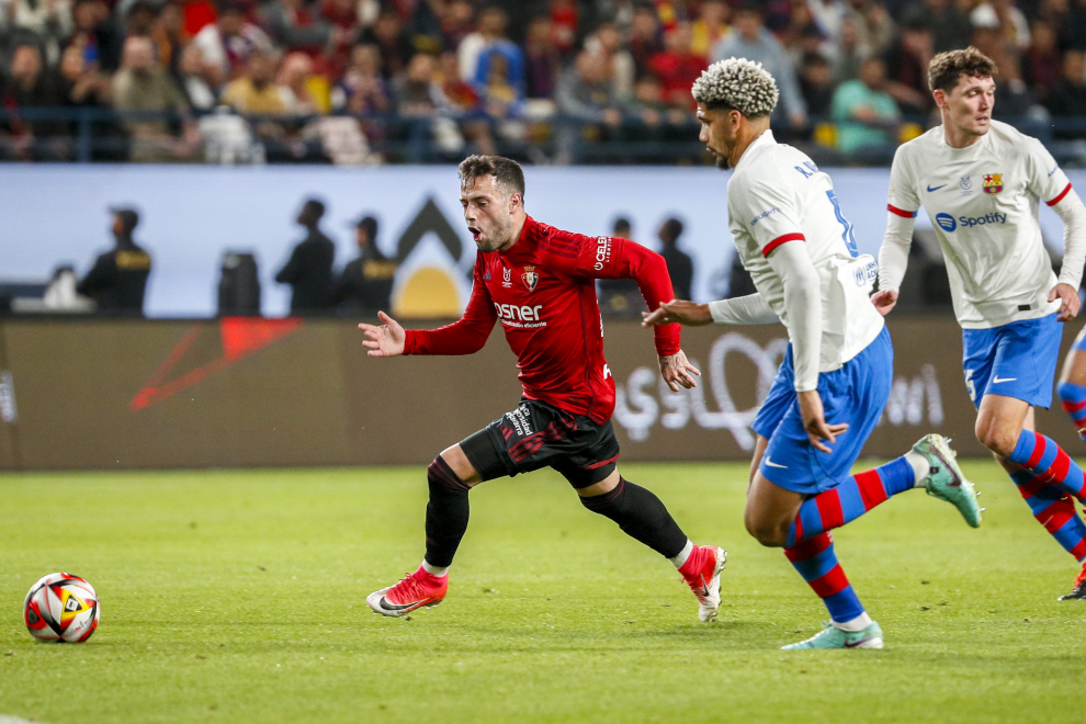 Fotos Partido FC BarcelonaOsasuna, segunda semifinal de la Supercopa