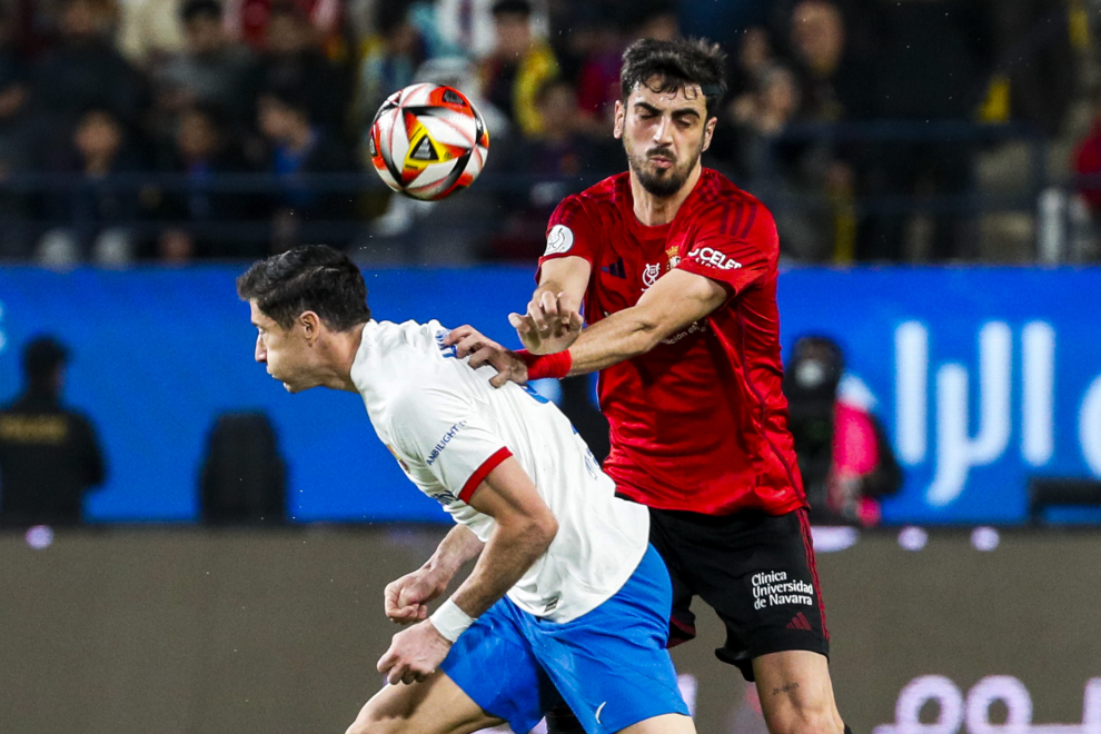 Fotos Partido FC BarcelonaOsasuna, segunda semifinal de la Supercopa