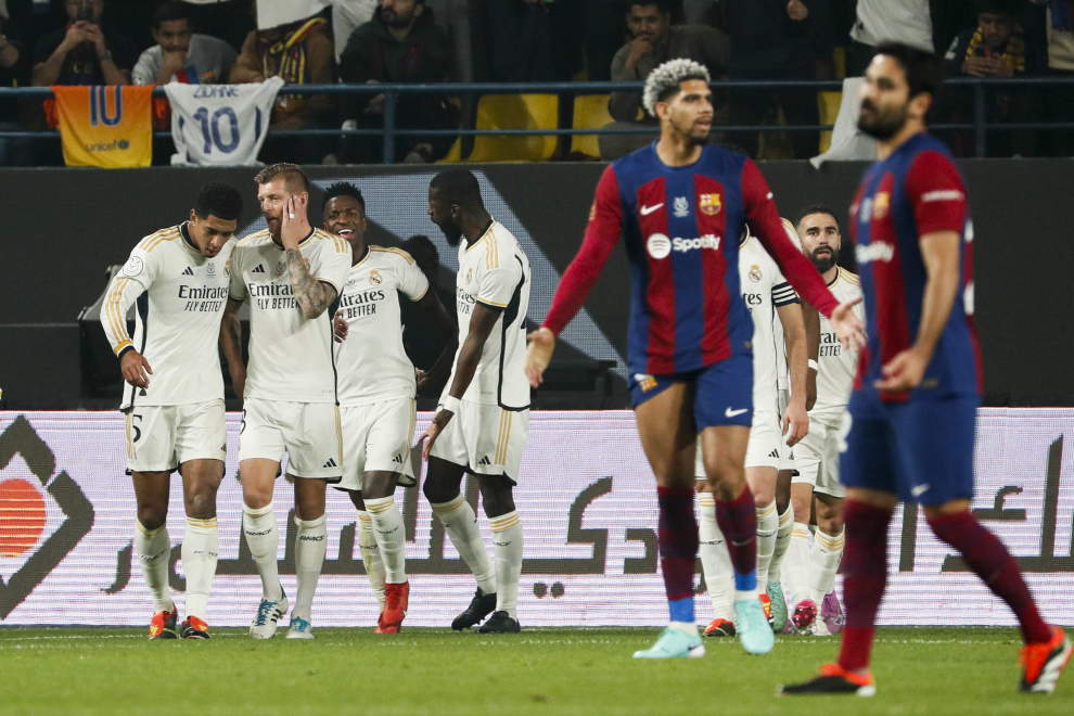 Fotos El Real Madrid Campeón De La Supercopa Tras Golear Al Barça Imágenes