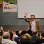 Pedro Fernández, en el mitin de Vox en Zaragoza