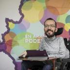 PABLO ECHENIQUE ( PODEMOS ) / ELECCIONES GENERALES 2019 / 15/04/2019 / FOTO : OLIVER DUCH [[[FOTOGRAFOS]]]