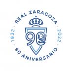 Logo del 90 aniversario del Real Zaragoza.