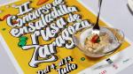 Cartel del II Concurso de Ensaladilla Rusa de Zaragoza.