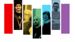 Aiden Saiz, Conchi Arnal, Juan Diego Ramos, Miryam Amaya y Pedro Roger, activistas del colectivo LGTB+