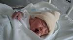 Ainielle, nada más nacer el pasado sábado en el hospital Santa Bárbara de Soria