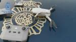 Dron interceptado por la Policía Nacional en Madrid.