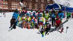 Equipo de deportistas con discapacidad intelectual del Candanchú Esquí Club.