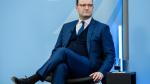 German Health Minister Jens Spahn talks with citizens about coronavirus issues