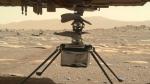 El Ingenuity, en el Perseverance, sobre la superficie de Marte