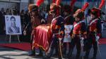 Ceremonia de entrega en Moscú de los restos del general Charles-Etienne Gudin de la Sablonniere