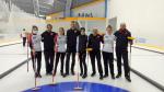 Equipo de curling del Club Hielo Jaca.