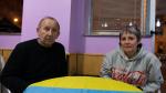 Gregory y Tania, un matrimonio ucraniano que lleva más de 20 años en Zaragoza.