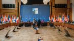Un momento de la reunión de ministros de Asuntos Exteriores de la OTAN en Berlín.