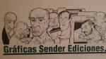 Con esta caricatura de Cano presentó Javier Gil su editorial Gráficas Navarro Sender.