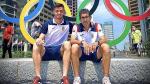 Carlos Mayo y José Luis Mareca, juntos en la villa olímpica durante los recientes Juegos Olímpicos de Japón.