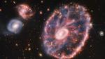 Nueva imagen del James Webb: el caos de la galaxia Rueda de carro