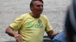 Jair Bolsonaro durante la jornada electoral