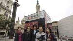 Turistas chinos en Zaragoza