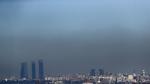 Una nube de contaminación sobre Madrid.