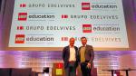 Javier Cendoya, director general de Edelvives, y Gareth Boldsworth, jefe de Ventas de Lego Education.