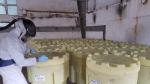 Encapsulado de los residuos de lindano que quedan en la antigua fábrica de Inquinosa para almacenarlos en condiciones estancas en la misma factoría (2017)