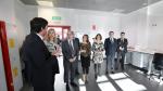 Las autoridades, con el presidente Javier Lambán a la cabeza, visitando las instalaciones del centro de Bioeconomía