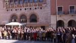 Primera movilización de la historia de Teruel Existe el 1 de diciembre de 1999 con un paro silencioso de cinco minutos seguidos.