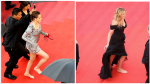 Kristen Stewart hace un Julia Roberts y se descalza para subir la escalera en el festival de Cannes