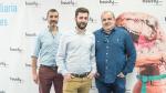 Miquel A. Mora, Albert Bosch y Carlos Blanco, fundadores de Housfy, que ha anunciado su desembarco en Zaragoza en agosto.
