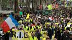 Nueva marcha de los 'chalecos amarillos', este sábado en París.