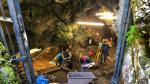 Fotografía de archivo de las excavaciones arqueológicas en la cueva de Els Trocs, en Huesca