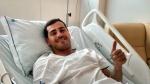 Casillas pasa su primera noche en el hospital estable.