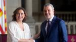 La alcaldesa de Barcelona Ada Colau y Jaume Collboni (PSC), llegan a un acuerdo para un gobierno de coalición en Barcelona