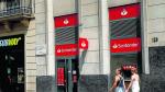 Oficina del Banco Santander en Barcelona.
