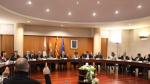 Pleno celebrado este jueves por la Diputación de Huesca.